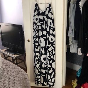 Black and white Loft dress